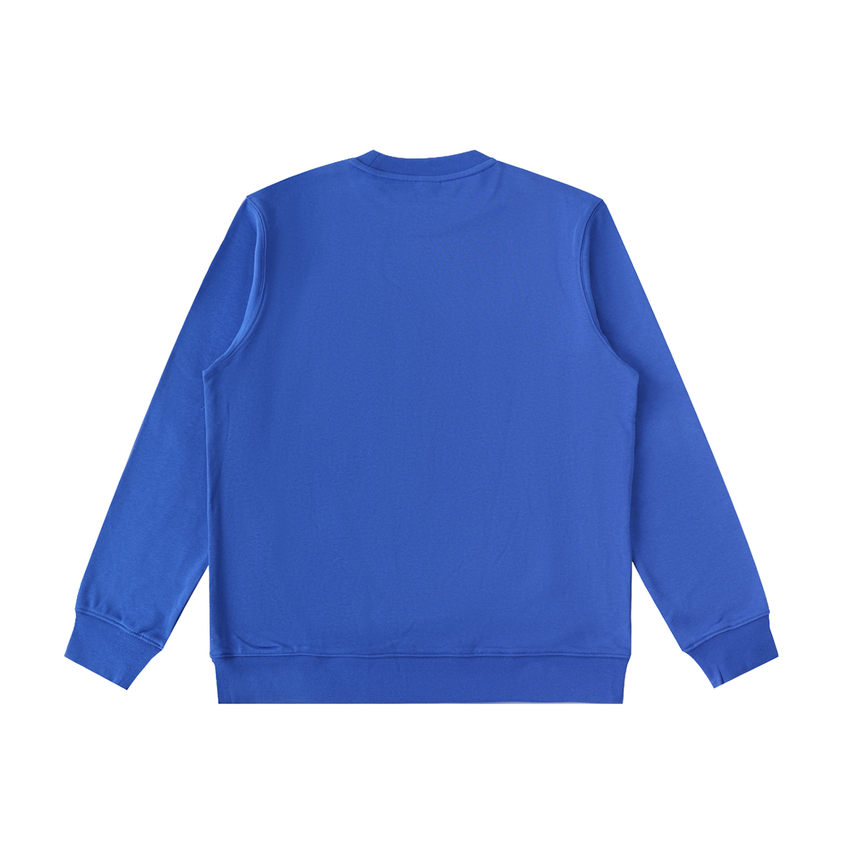 Essential Heavyweight Crewneck Sweatshirt in royal blue, back view